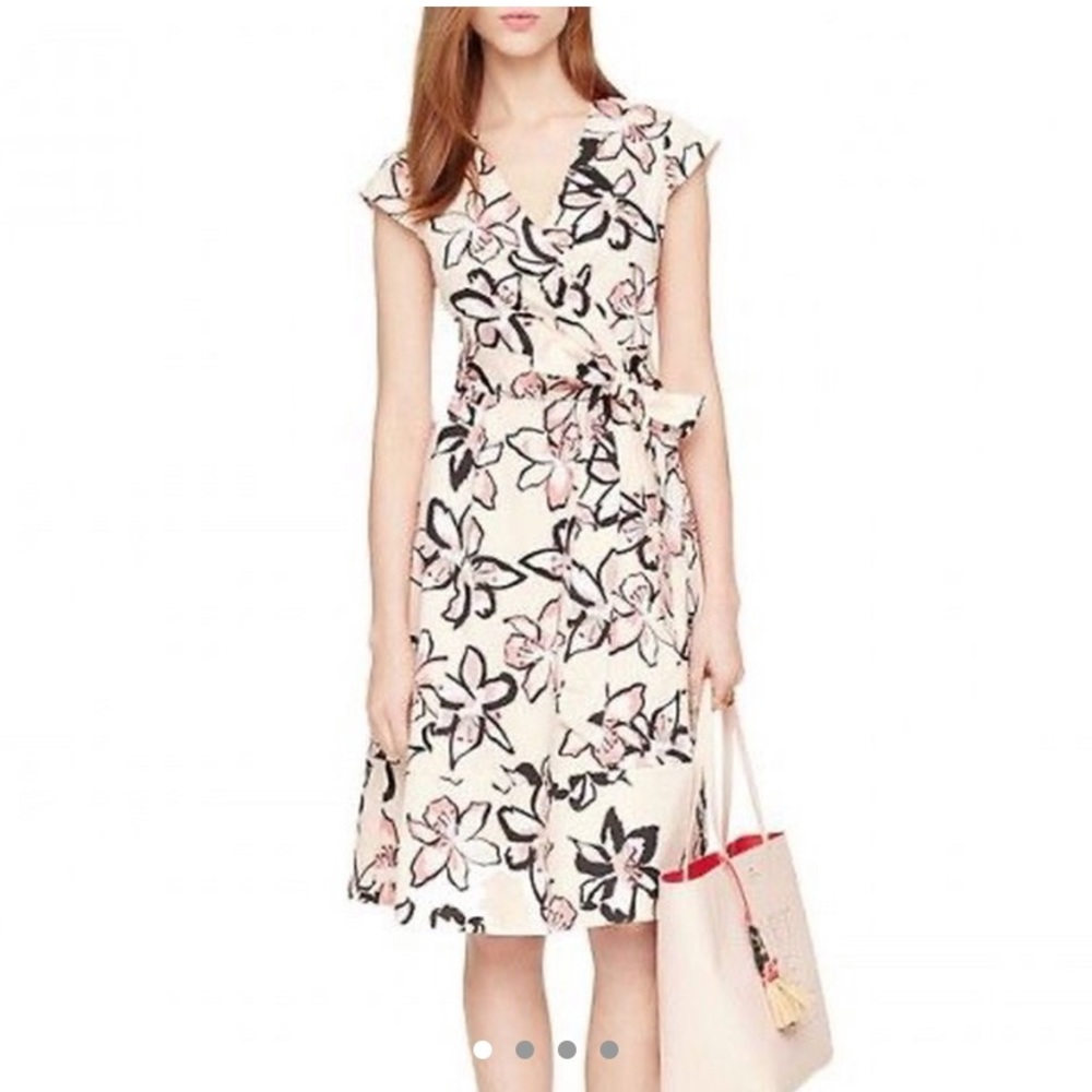 Kate spade tiger lily wrap dress